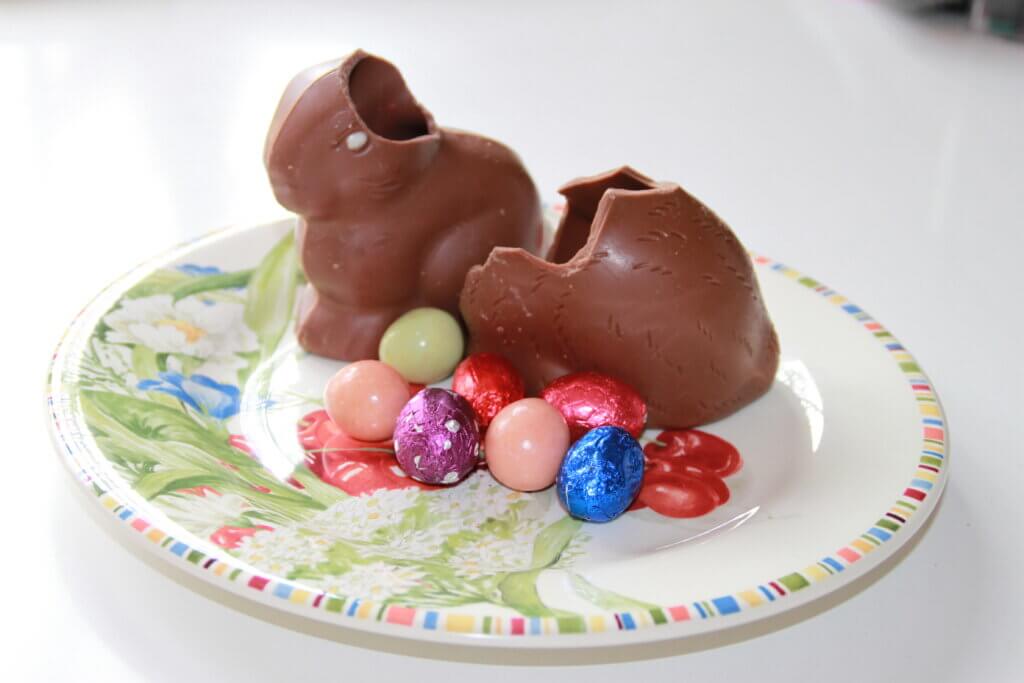Schokoladenosterhasen verwerten