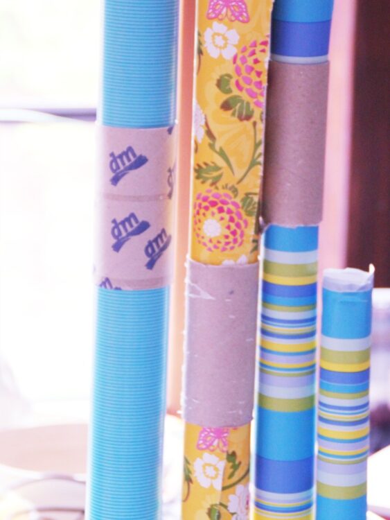 Einwickelpapier aufbewahren