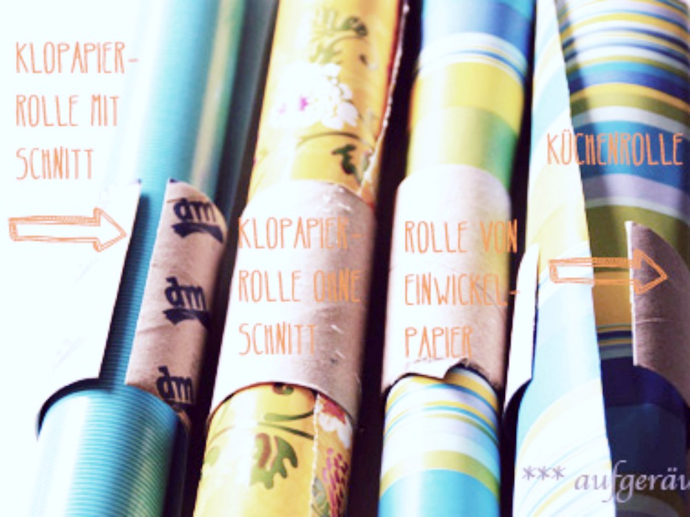 Einwickelpapier aufbewahren