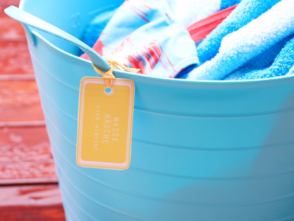 Schwimmsachen wegräumen