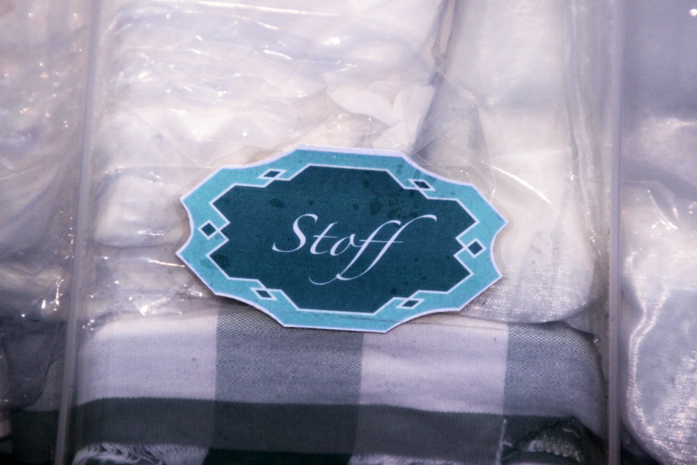 Stoff ordentlich aufbewahren