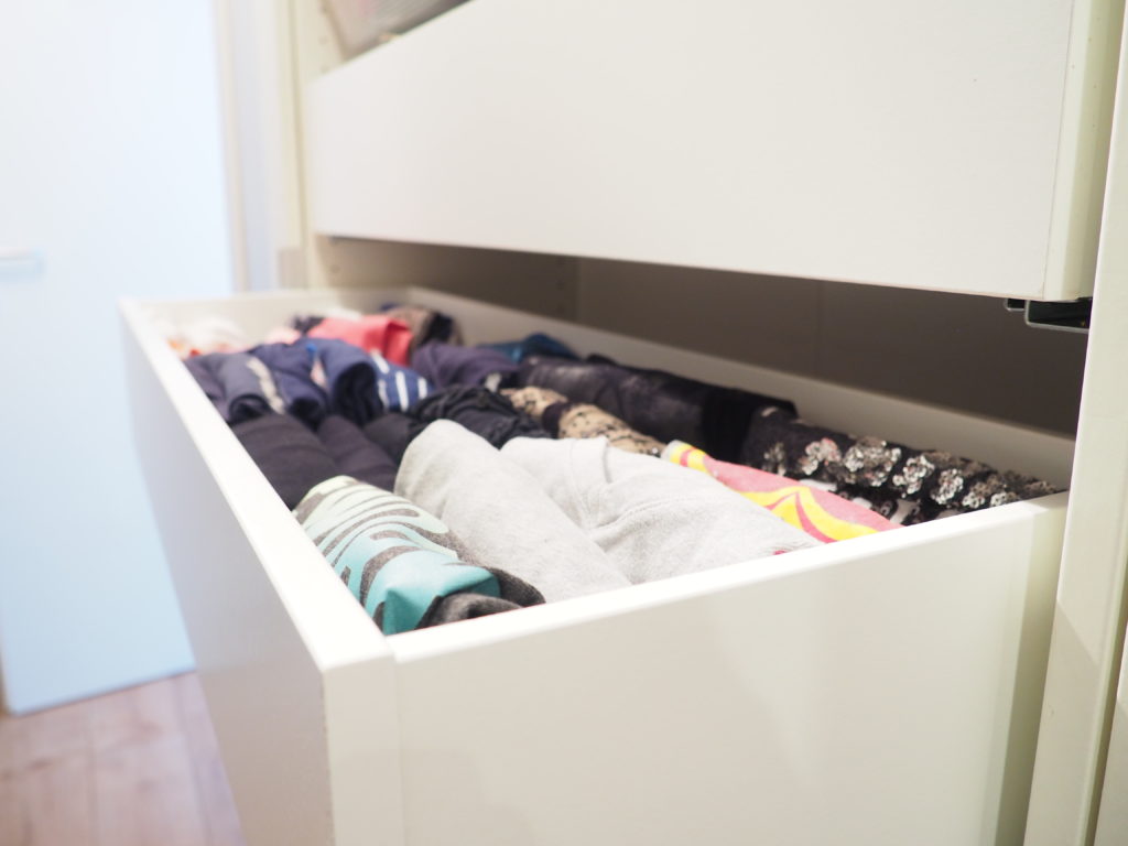aufgeräumte Schublade