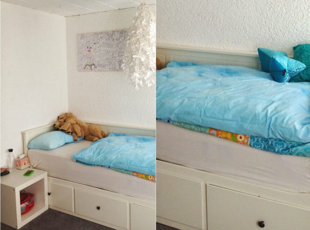 Dip Dye für die Bettwäsche