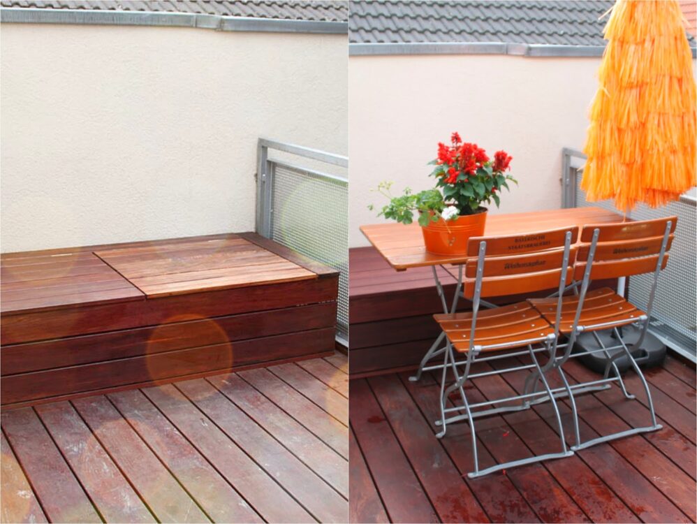 Bunt sind schon die Wälder – und so langsam muss der Balkon in seinen Winterschlaf gebracht werden