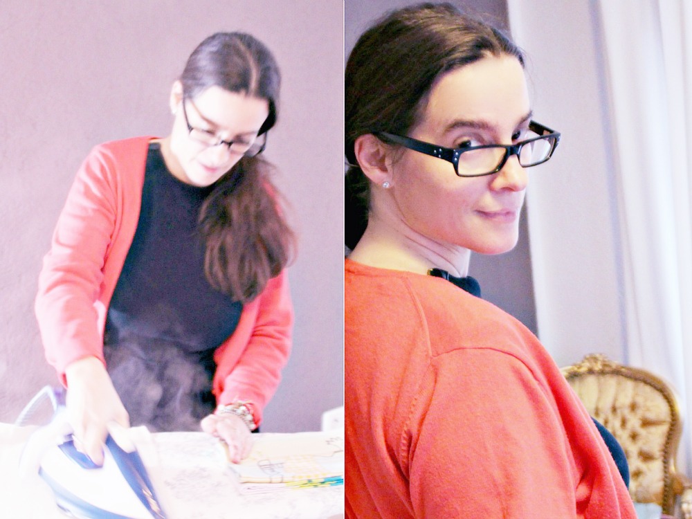 Unter Dampf! Dschungelcamp … äh Bügelcamp für Sabine