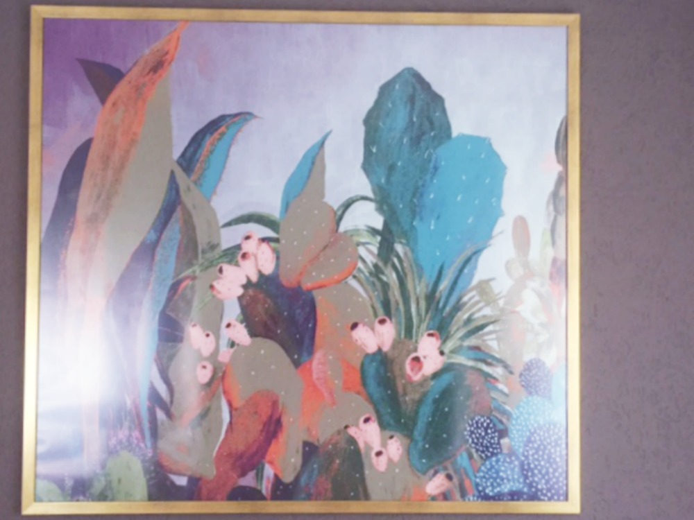 Bild im Schlafzimmer