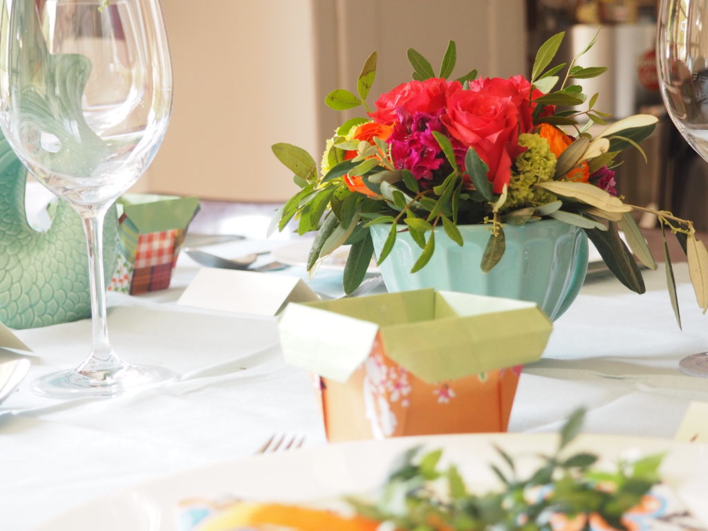 gedeckter Tisch Konfirmation