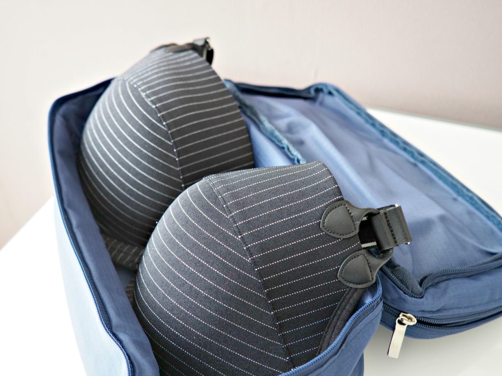 BHs im Koffer schützen