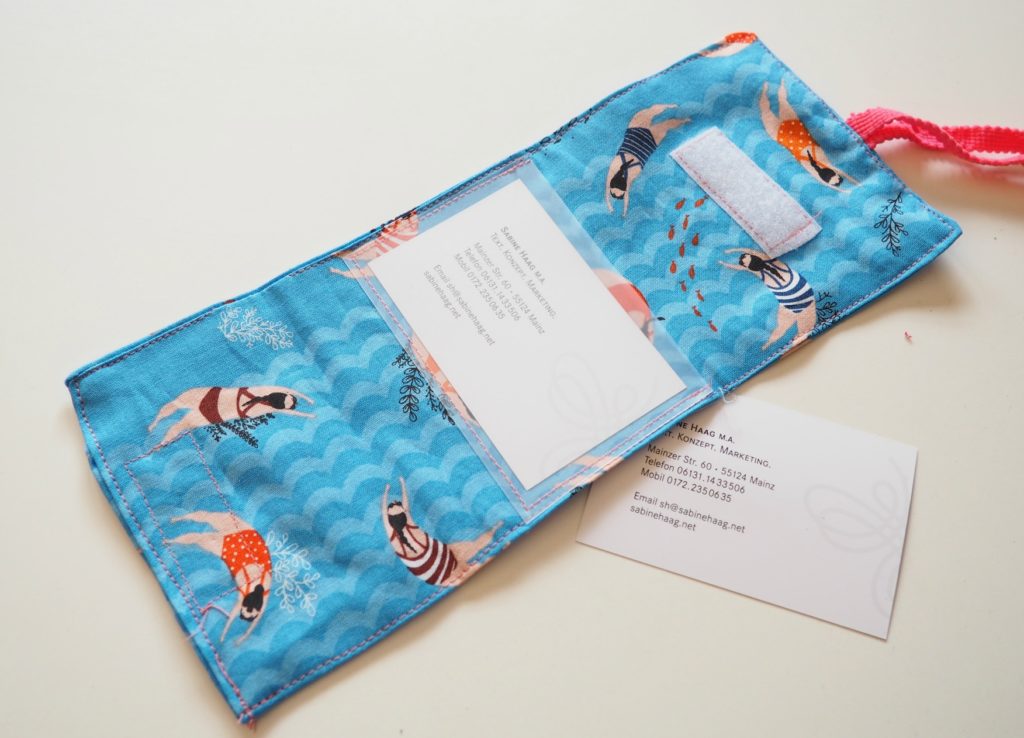 Koffer DIY mit Visitenkartenfach