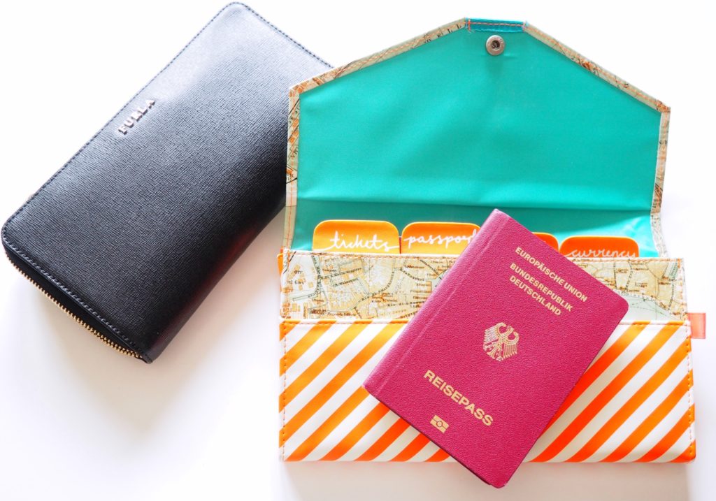 Dokumente für die Reise