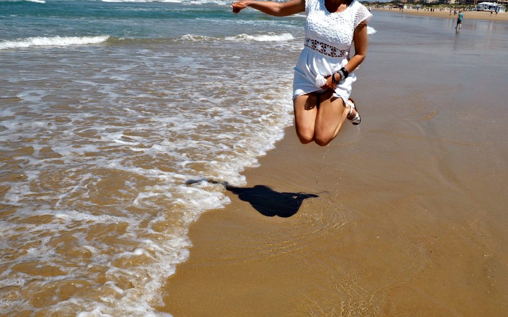  Salt Water Sandals am Strand