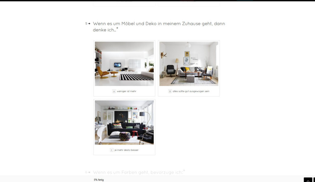 Roomhero Stilabfrage