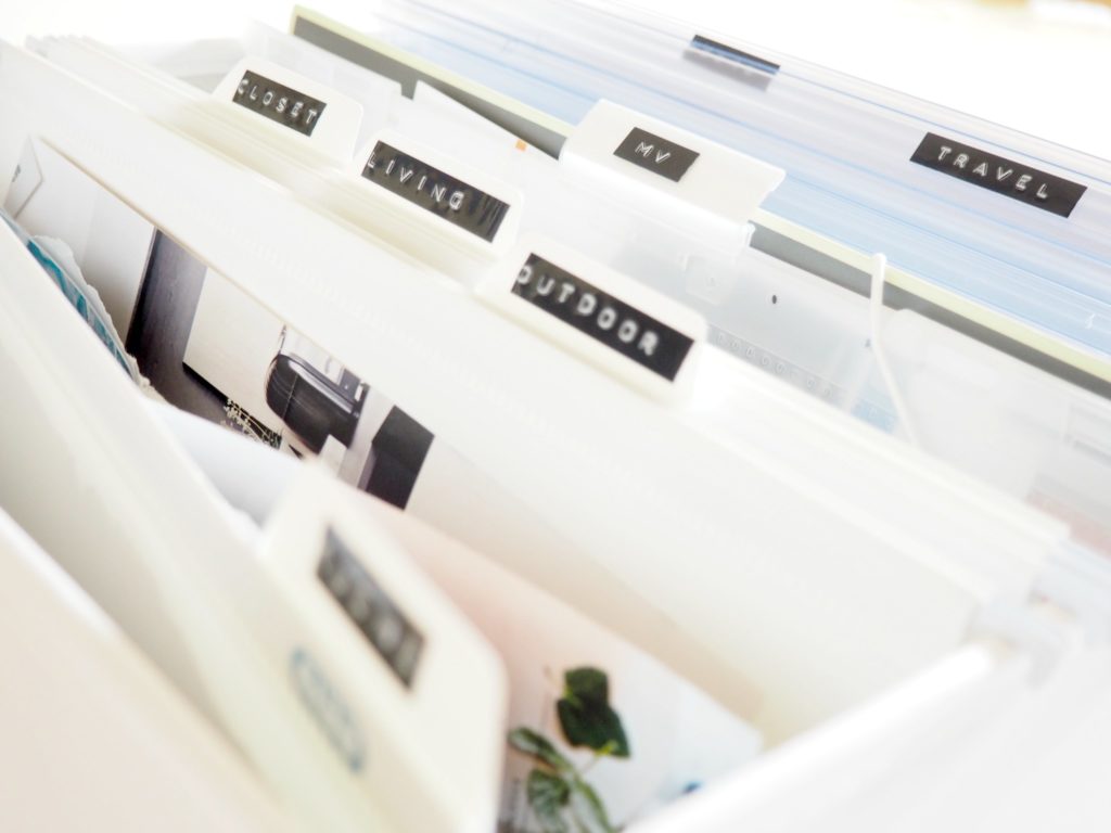 Hängeregister Ikea-Box - Organisieren mit Hängeregistern