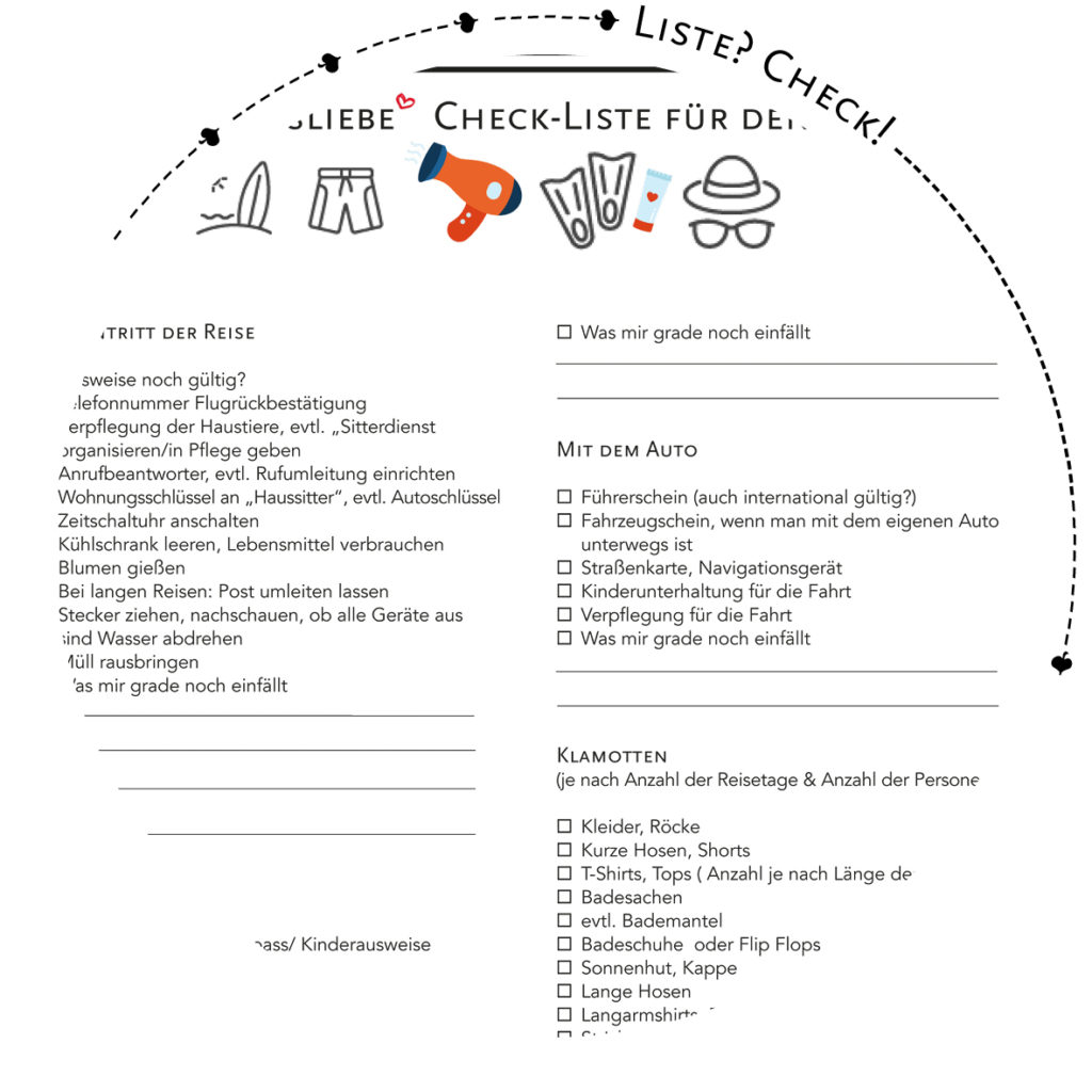 Checklistenliebe
