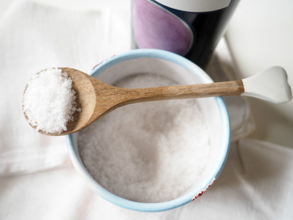 Salz gegen Rotweinflecken