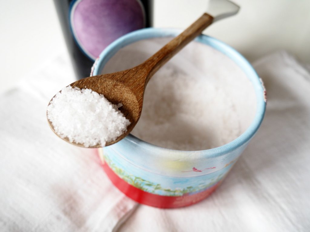 Salz gegen Rotweinflecken