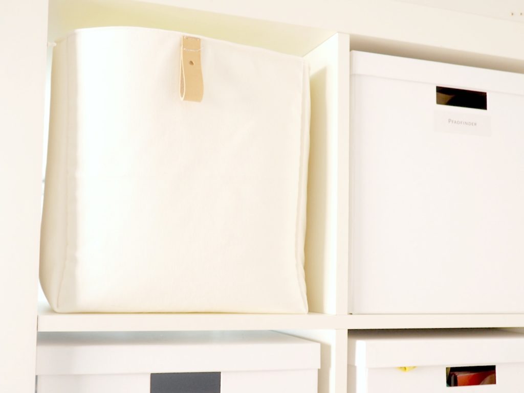 Ikeaboxen selbst genäht