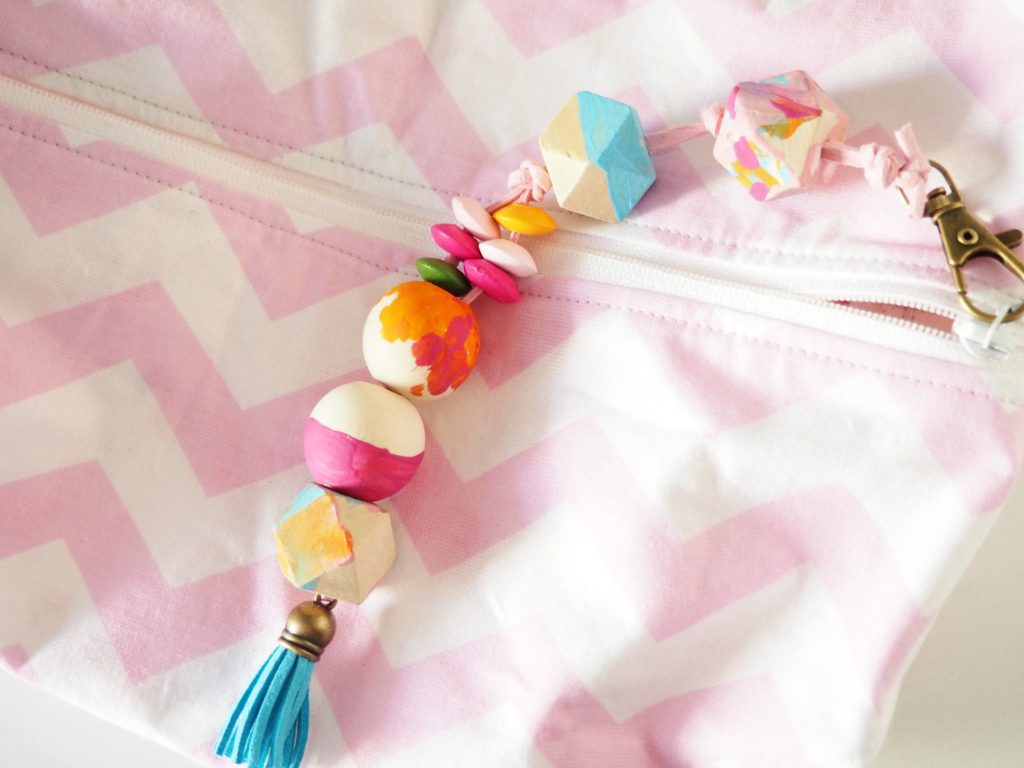 bemalte Perlen aus Nähideen die Ordnung schaffen