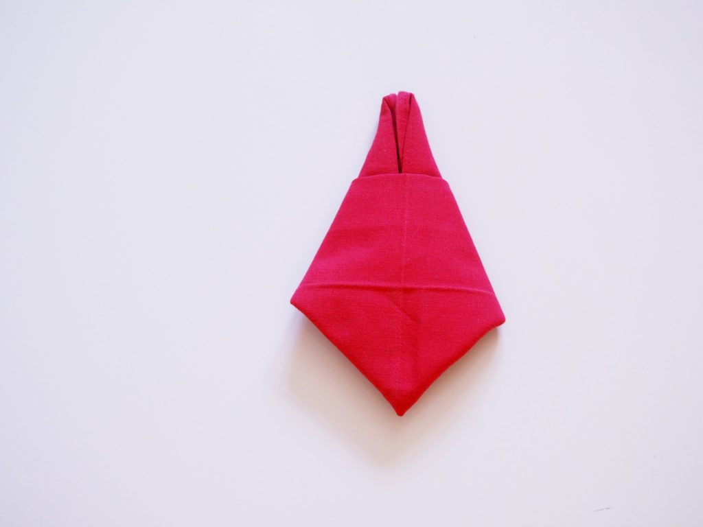 Osterhase aus Serviette