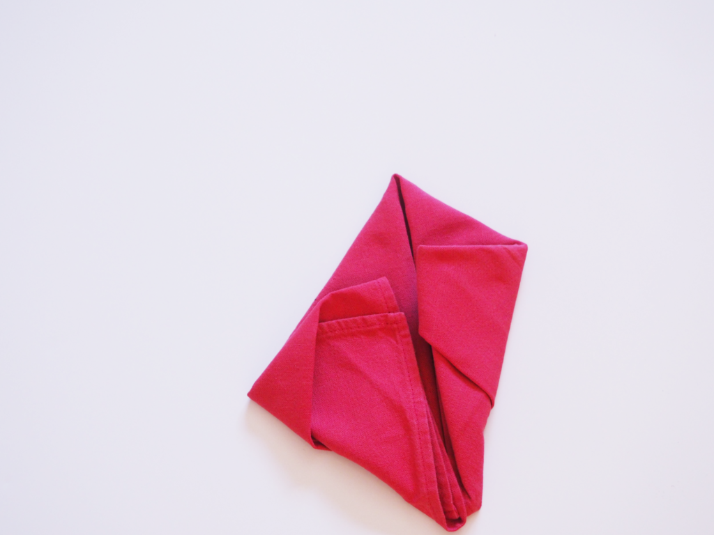 Osterhase aus Serviette