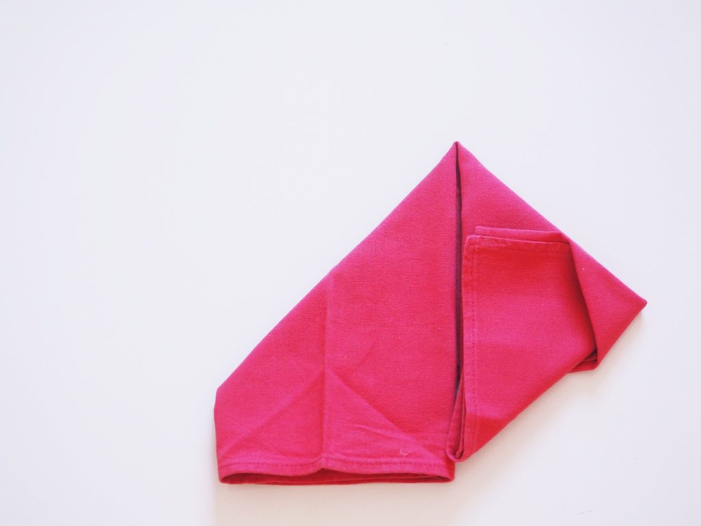 Servietten als Osterhase