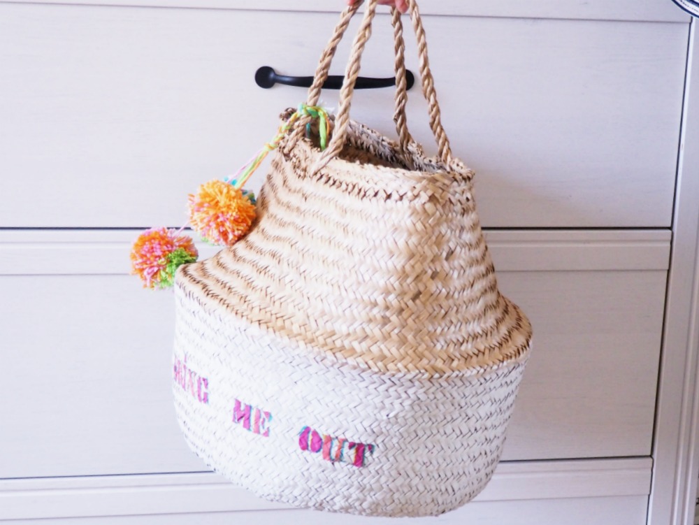 Raus damit, runter in die Tonne – DIY Flaschenkorb