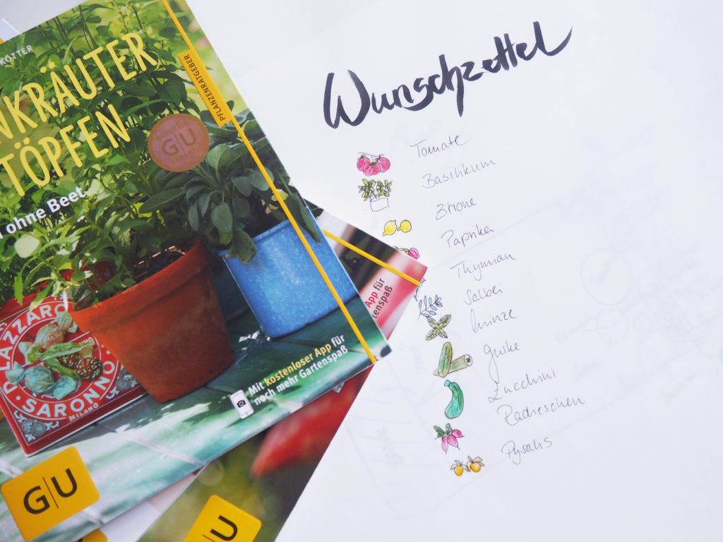 Garten Wunschzettel