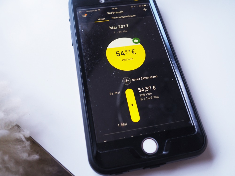 kWhapp Yello Strom-App