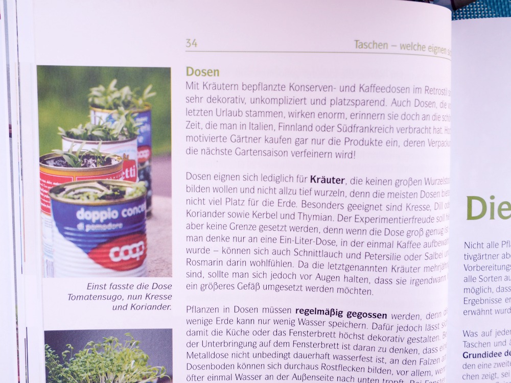 Garten in der Tasche