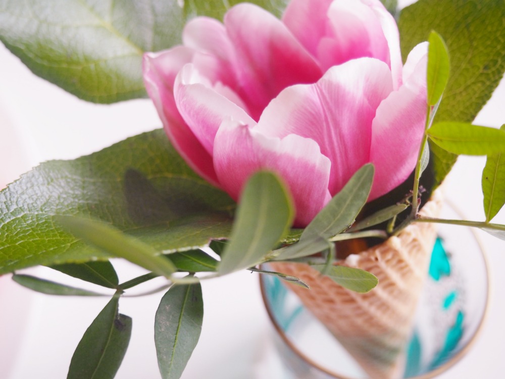 Sommerdeko mit Eiswaffeln