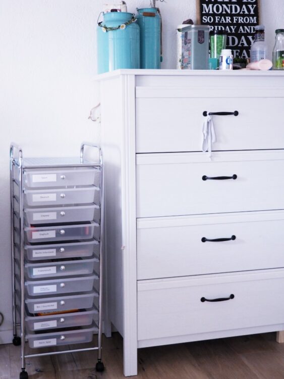 Ordnung in den Schulsachen