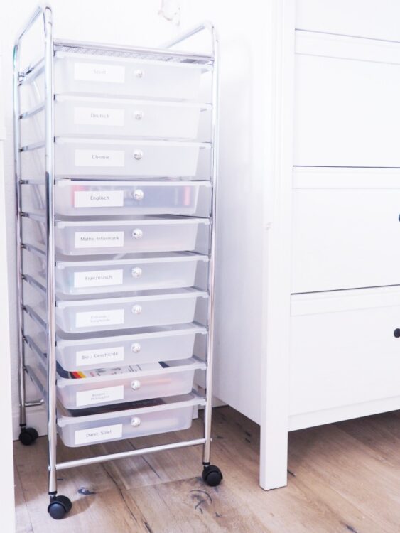 Ordnung in den Schulsachen