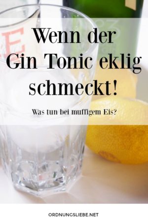 Was tun wenn das Eis eklig schmeckt