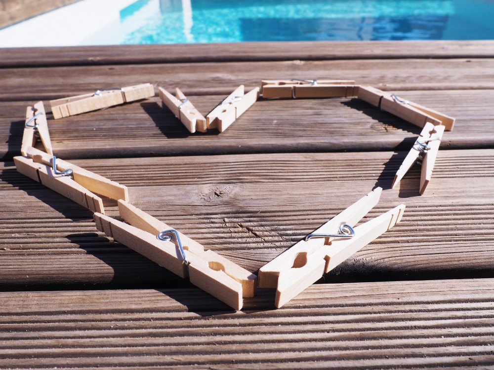 Waescheklammer im Urlaubsgepaeck