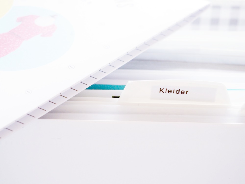 Hängeregister für Schnittmuster