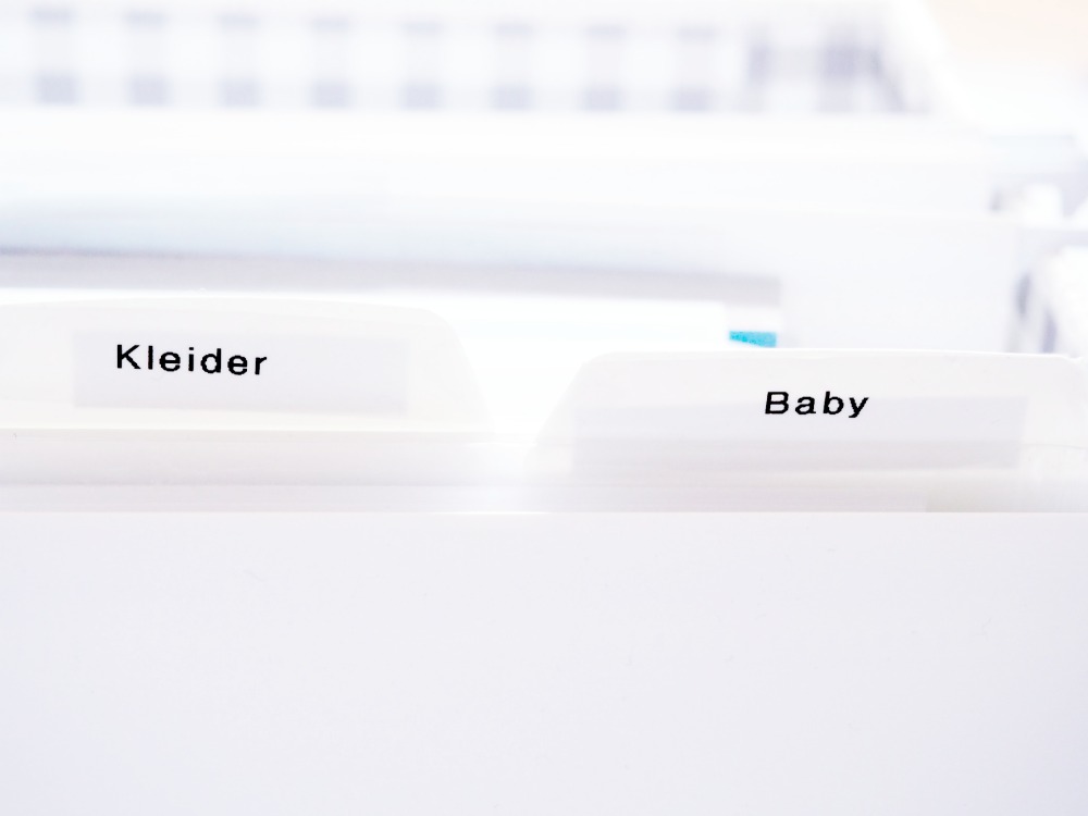 Hängeregister für Schnittmuster