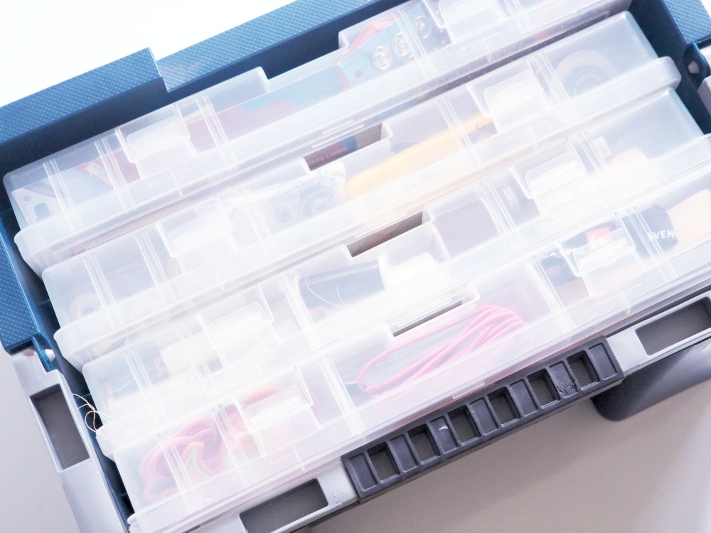 Nähsachen aufräumen