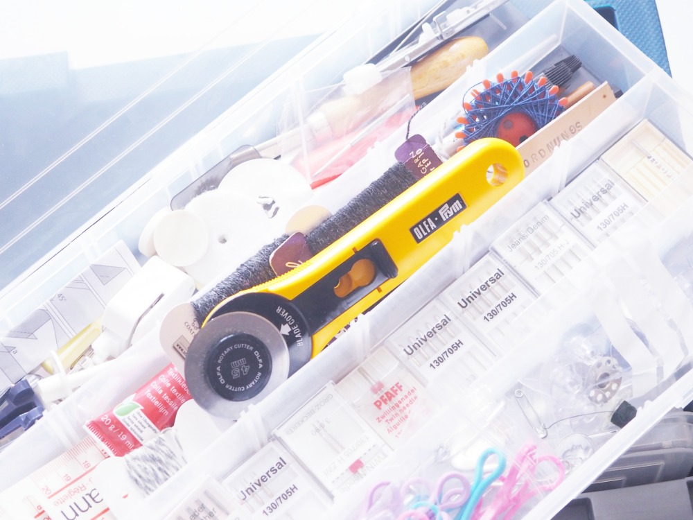 Mehr Ordnung - Nähsachen aufräumen