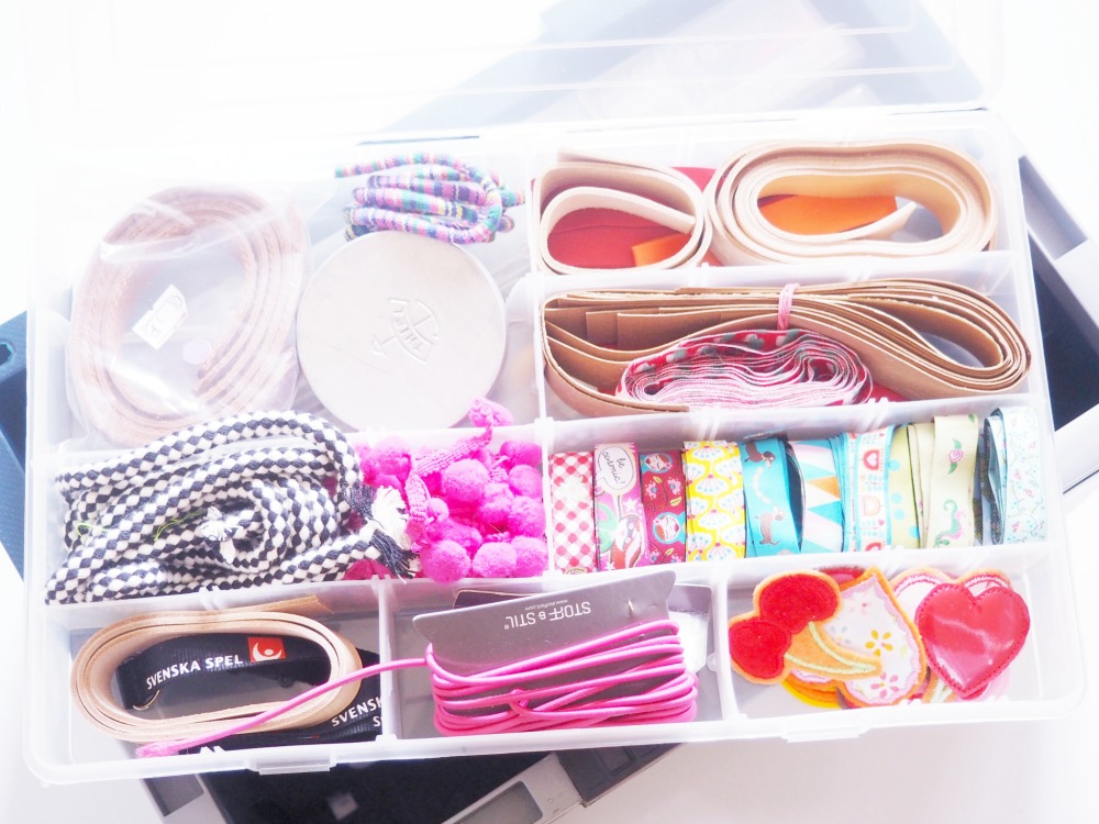 Nähutensilien aufbewahren und aufräumen