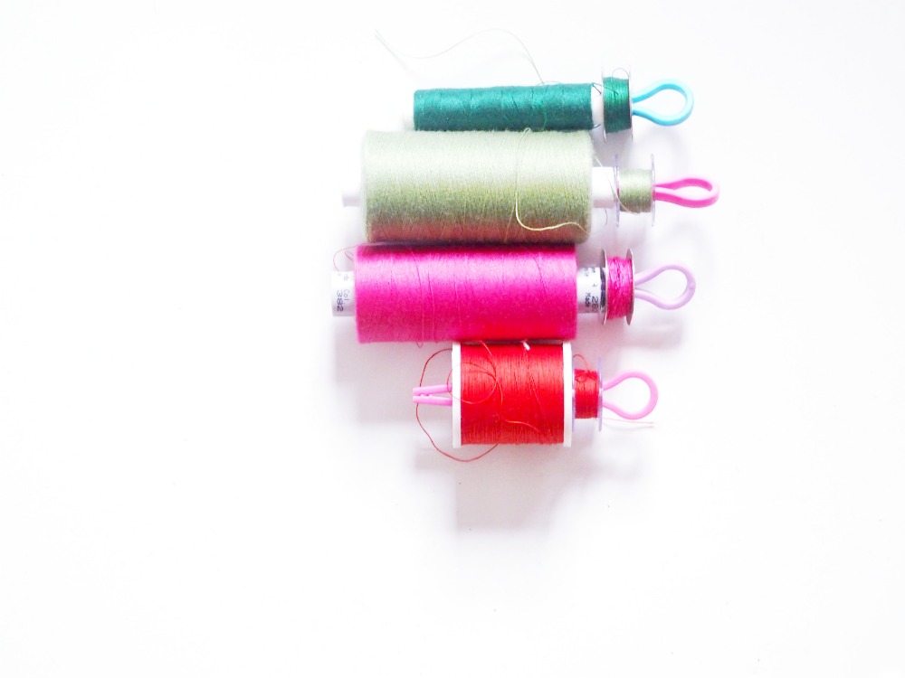 Nähgarn mit Spule aufbewahren