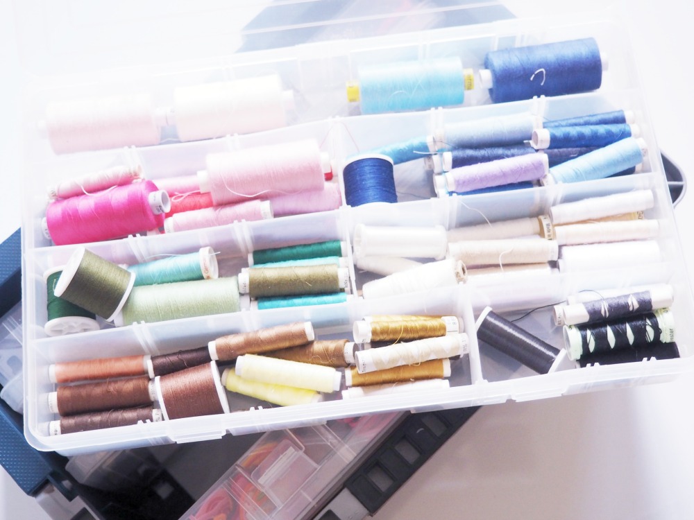 Nähsachen aufräumen