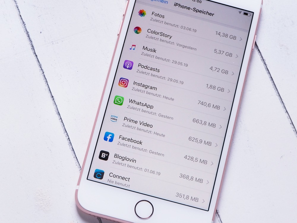 Smartphone aufräumen