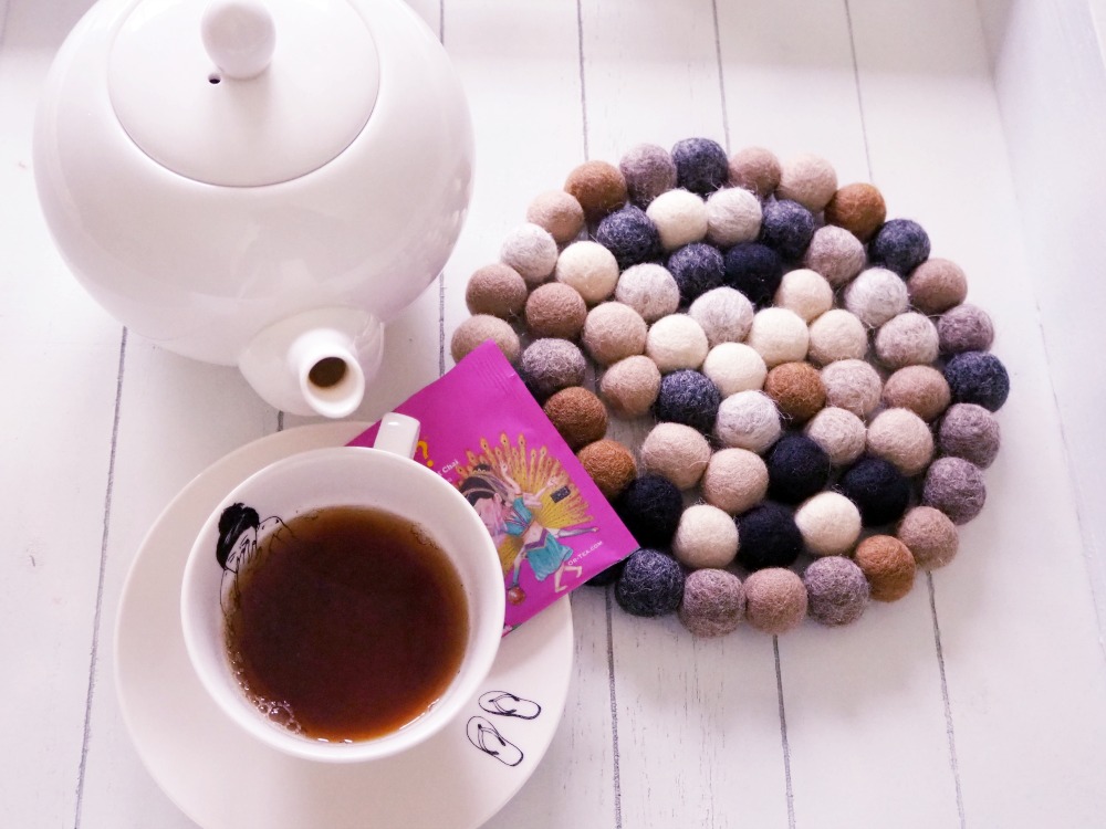 Filzkugel Untersetzer selber machen