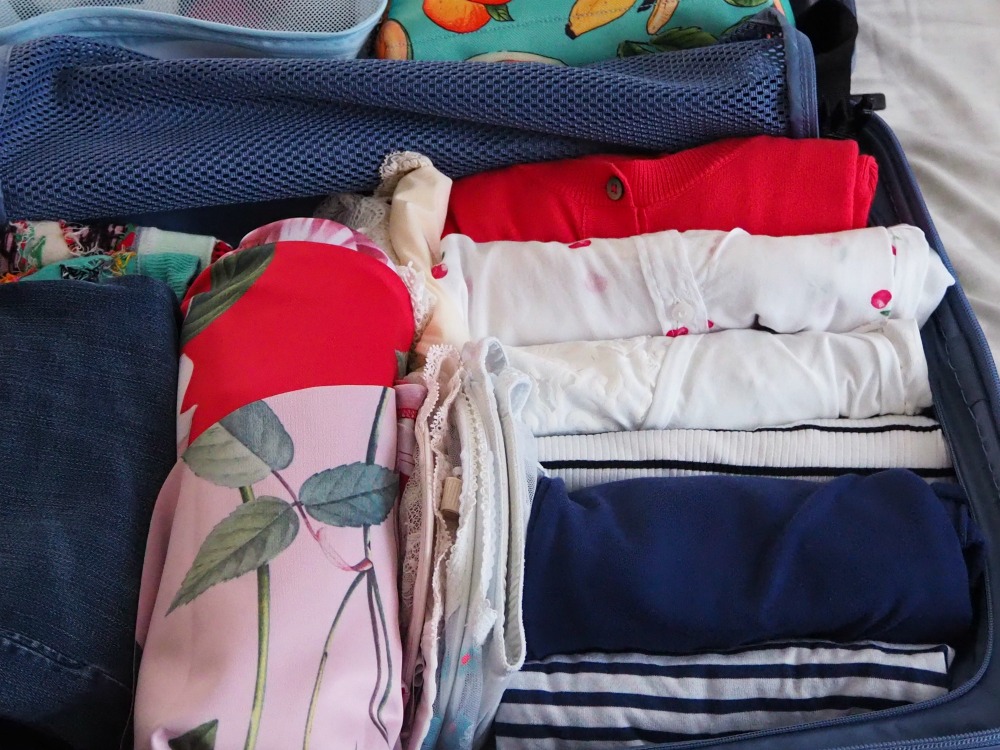 Koffer packen rollen