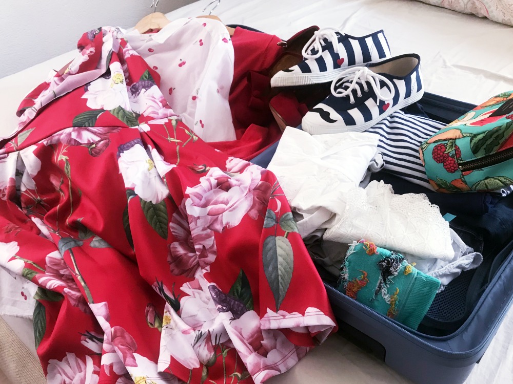 Koffer packen rollen