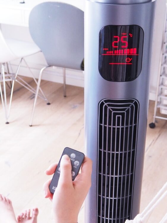 Temperatur herunterregeln