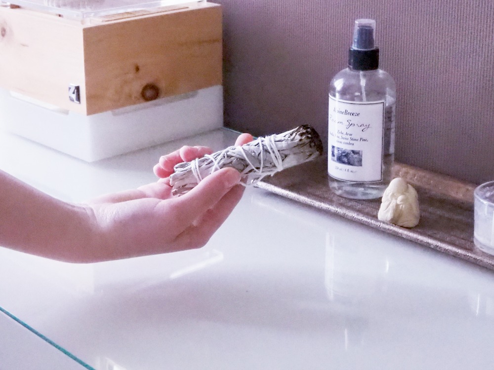 Reinigen durch Raeuchern