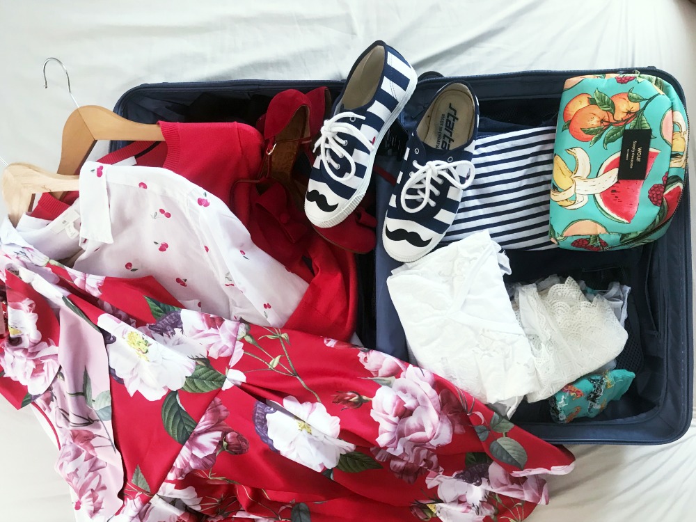 Koffer packen rollen