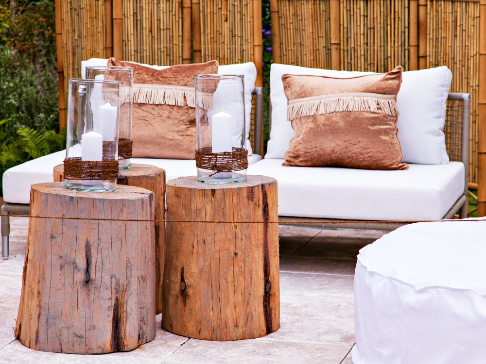 Gartenauflage reinigen