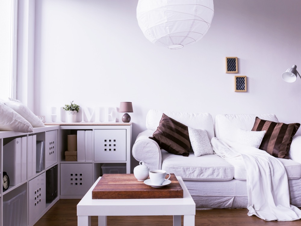 Wohnzimmer Frühjahrsputz